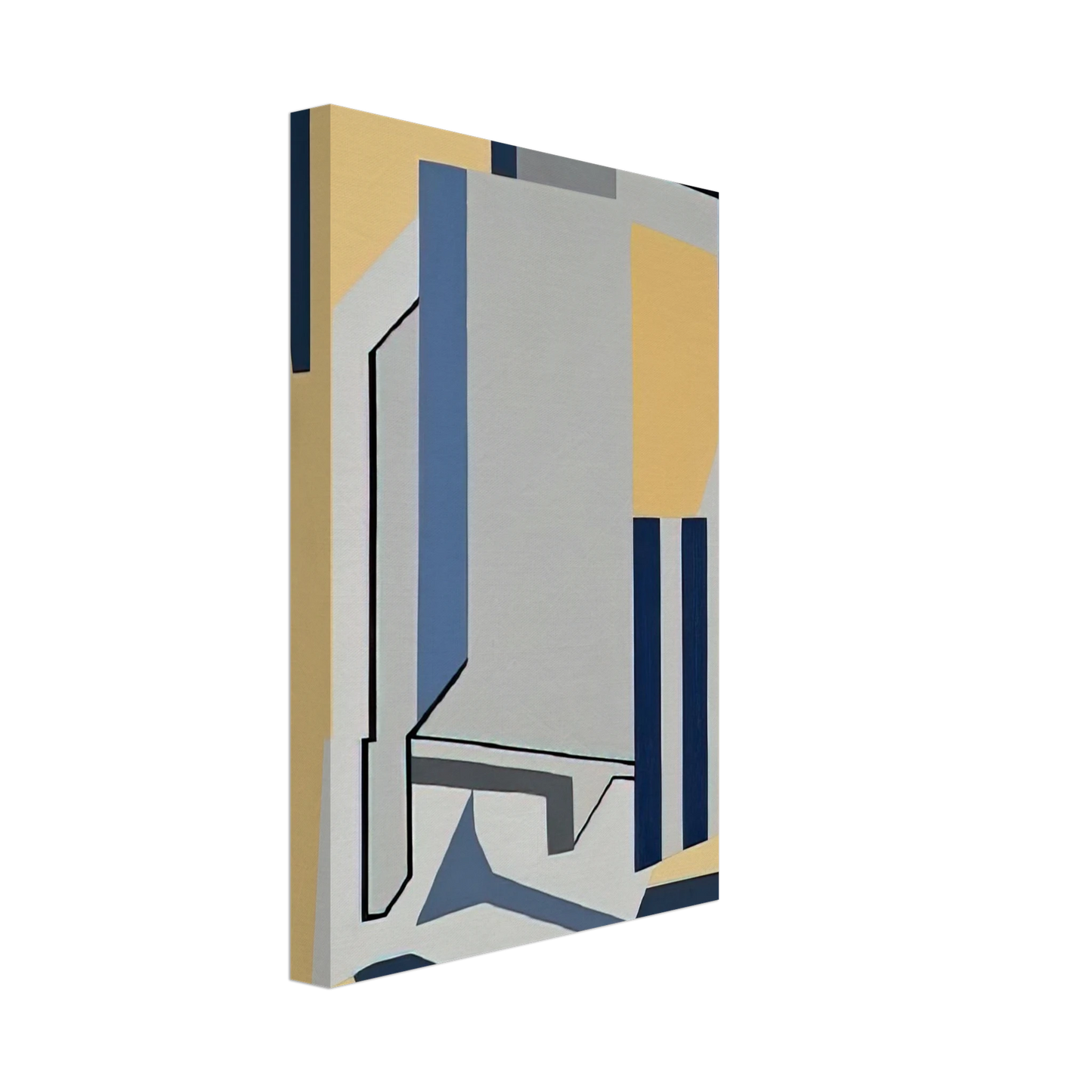 Ralston Crawford - St. Ann Street - 1954 Canvas - 40x60 cm / 16x24 inches-canvas