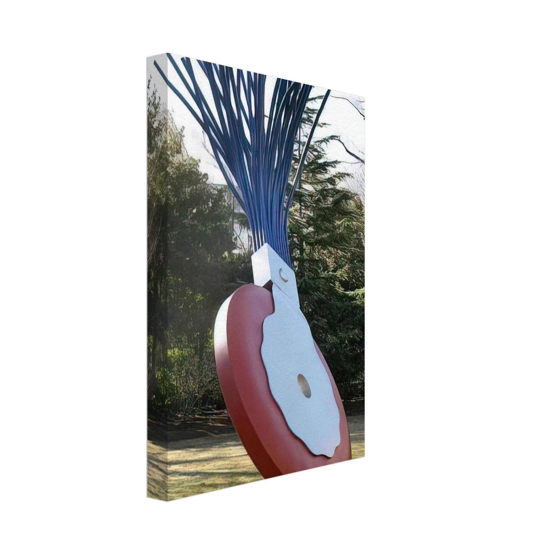 Claes Oldenburg - TYPEWRITER ERASER SCALE X COLLABORATION WITH VAN BRUGGEN 1999 Canvas - 70x100 cm / 28x40 inches-canvas
