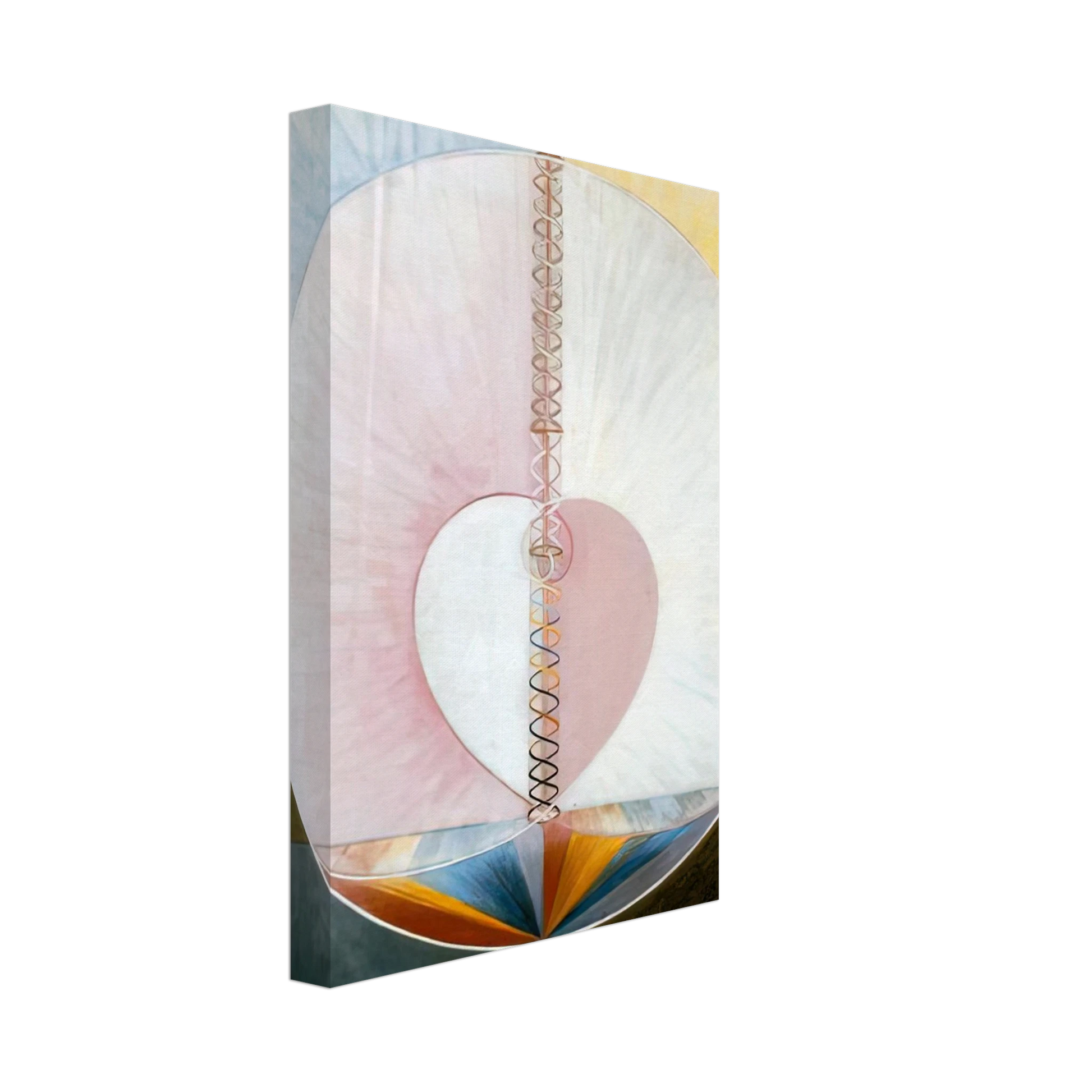 Hilma af Klint - WHAT A HUMAN BEING IS 1910 Canvas - 40x60 cm / 16x24 inches-canvas