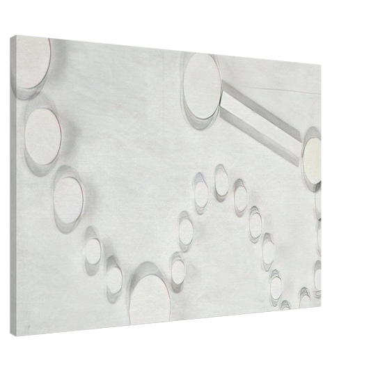 Lolo Soldevilla - Untitled - Concretism 1 Canvas - 20x30 cm / 8x12 inches-canvas