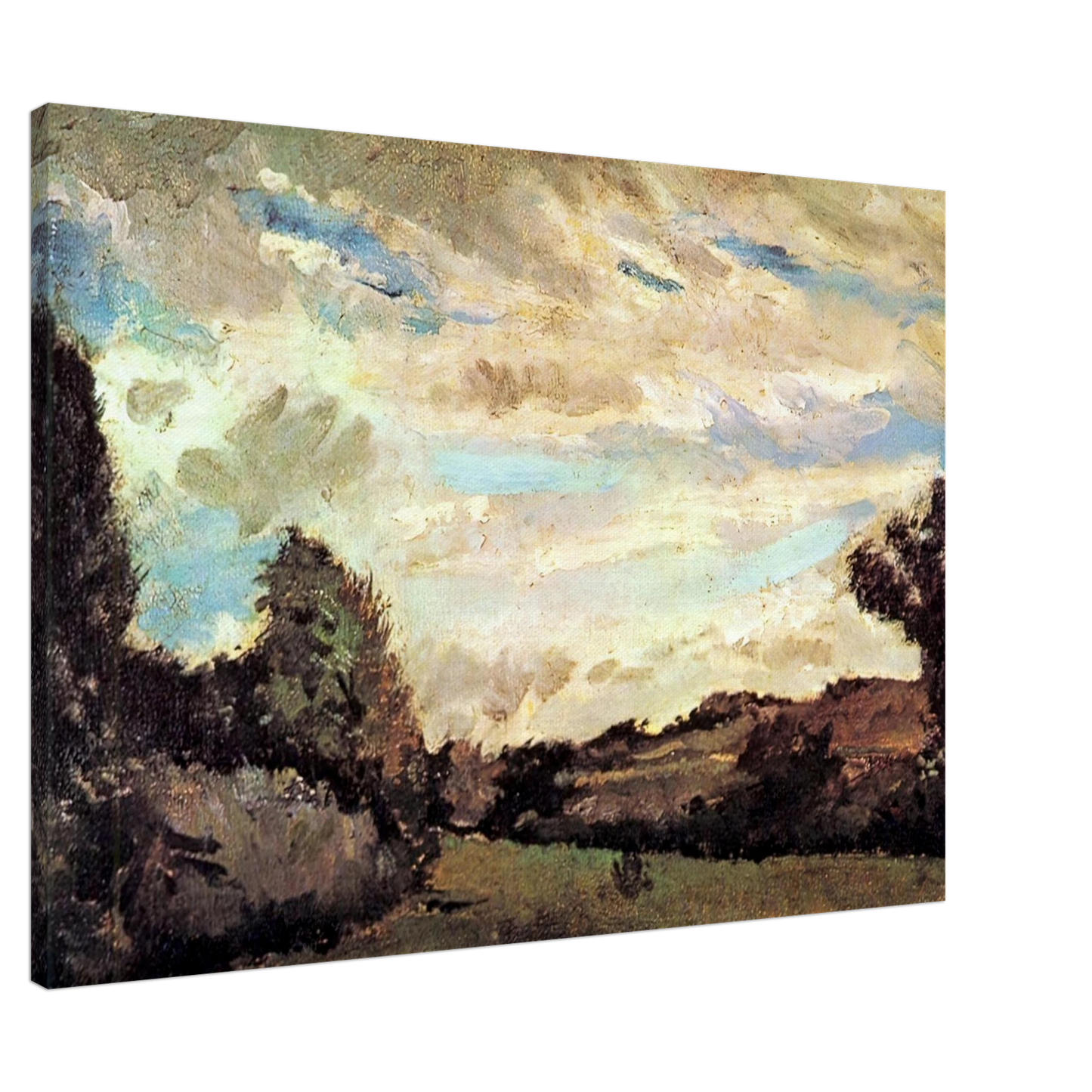 Vincent van Gogh - Landscape with Dunes Canvas - 20x30 cm / 8x12 inches-canvas