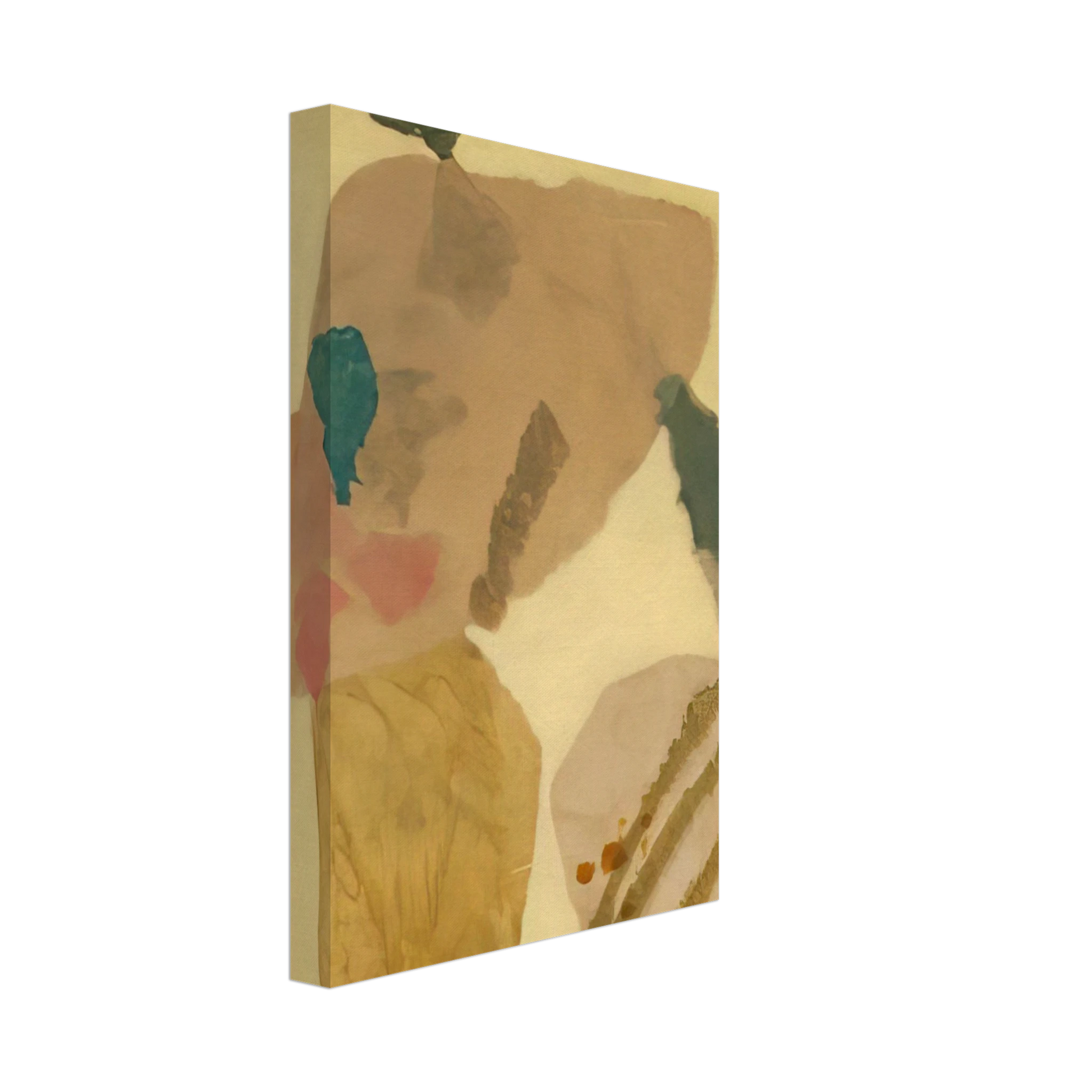 Kenzo Okada - Lemon Yellow - 1950 Canvas - 40x60 cm / 16x24 inches-canvas