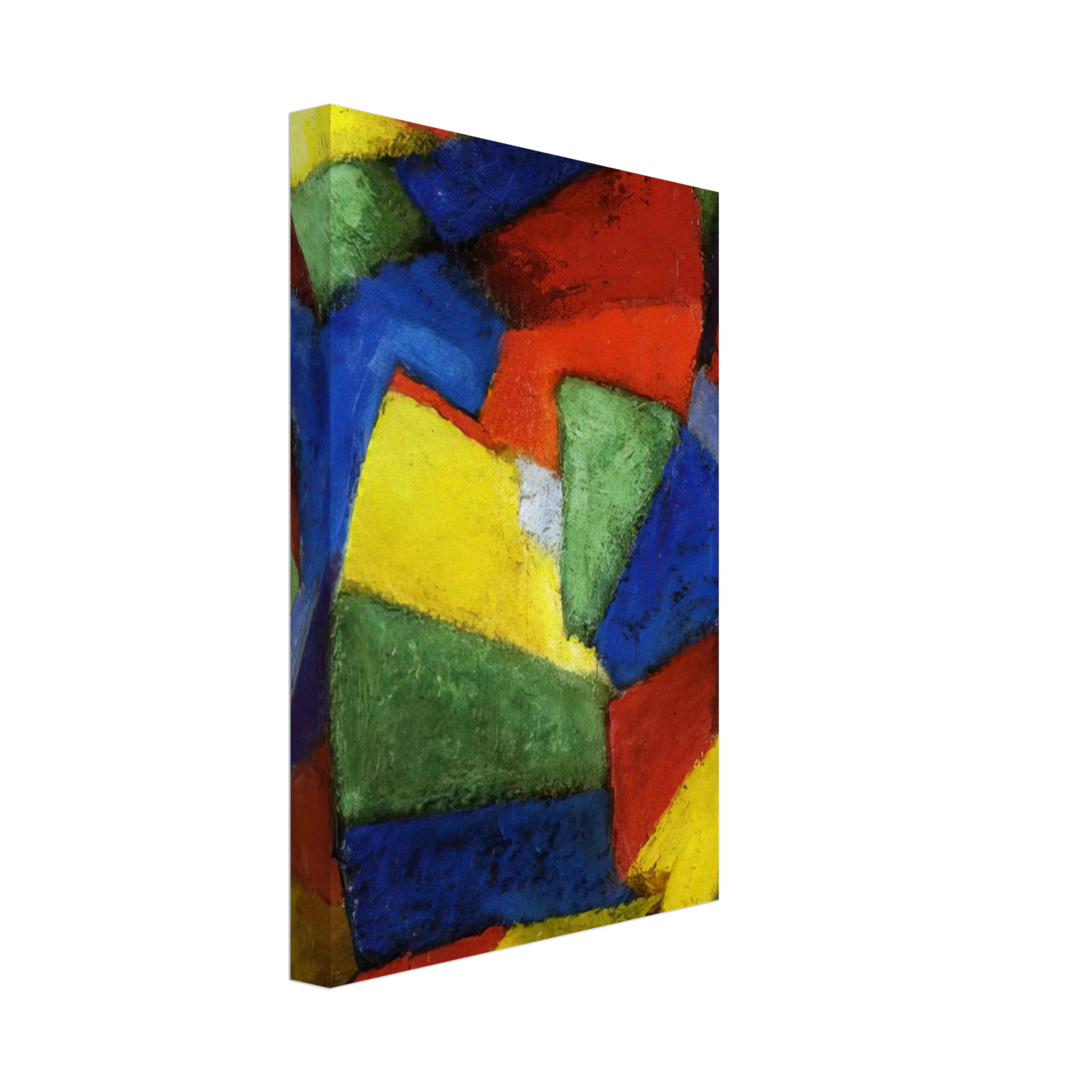 Morgan Russell - Synchromy in Blue-Violet - 1912 Canvas - 40x60 cm / 16x24 inches-canvas