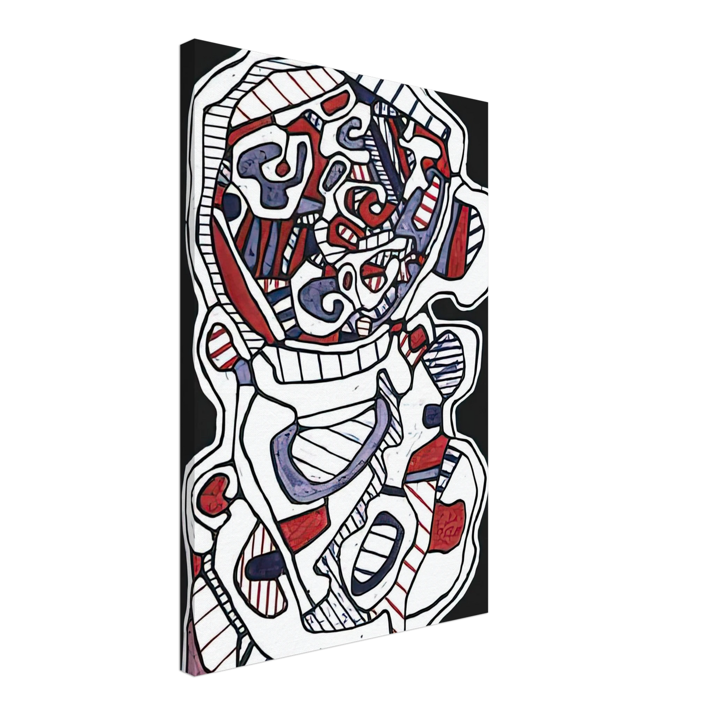 Jean Dubuffet - TEA VII Canvas - 70x100 cm / 28x40 inches-canvas