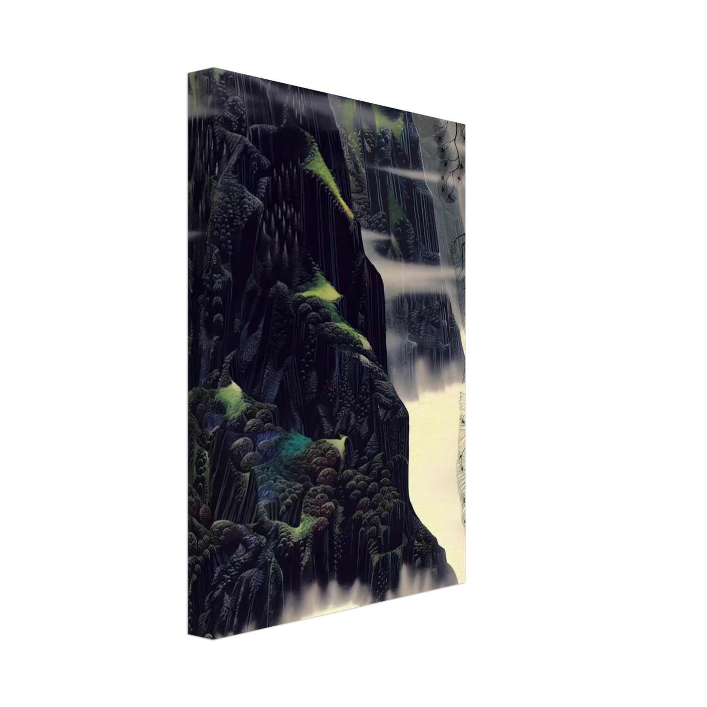 Eyvind Earle - Gray Dawn Canvas - 70x100 cm / 28x40 inches-canvas