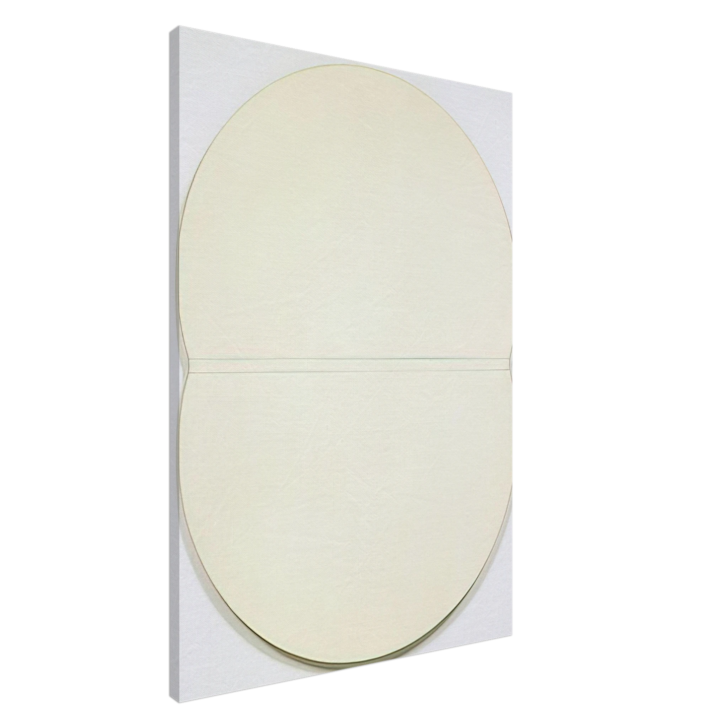 Ellsworth Kelly - White Plaque. Bridge Arch and Reflection Canvas - 20x30 cm / 8x12 inches-canvas