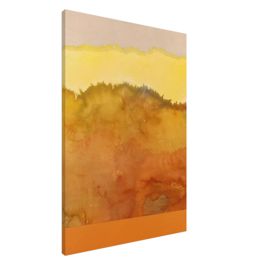 Ronnie Landfield - Sandman and the Angel - 1979 Canvas - 20x30 cm / 8x12 inches-canvas