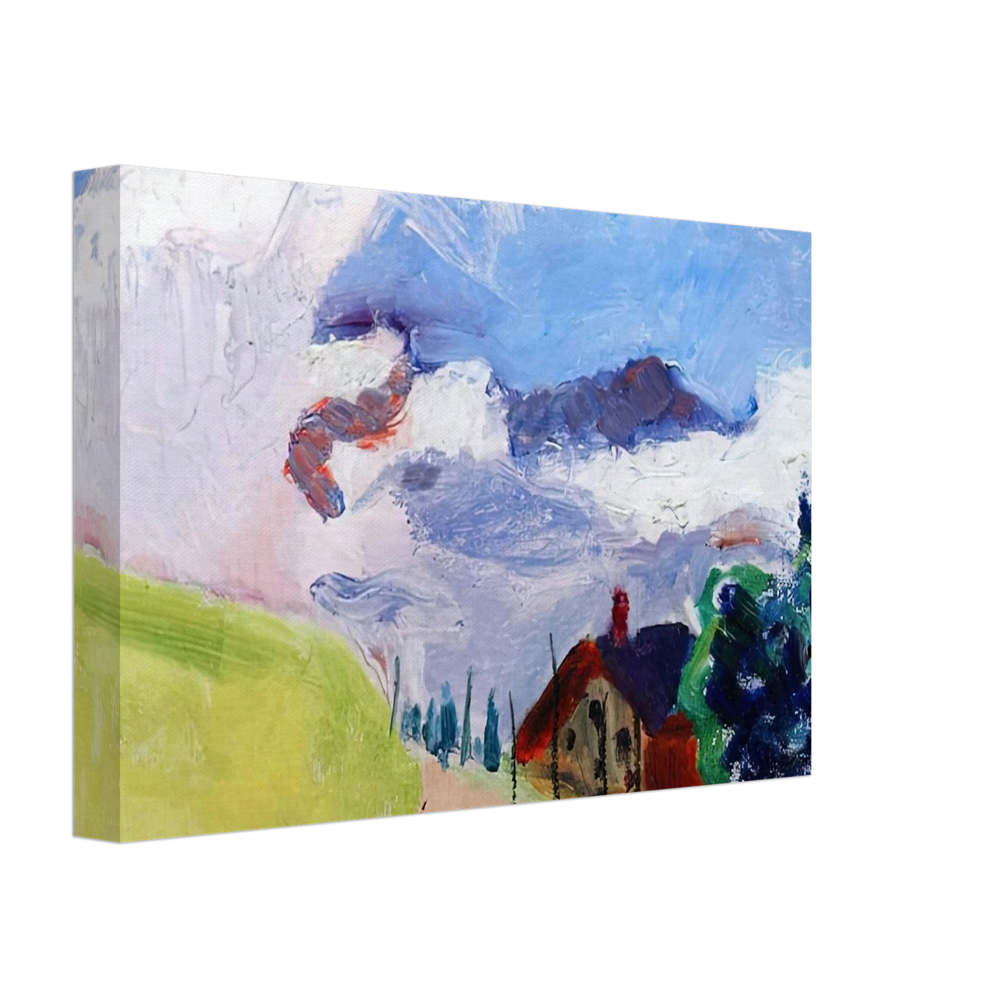 Henri Matisse - SWISS LANDSCAPE 1901 Canvas - 40x60 cm / 16x24 inches-canvas