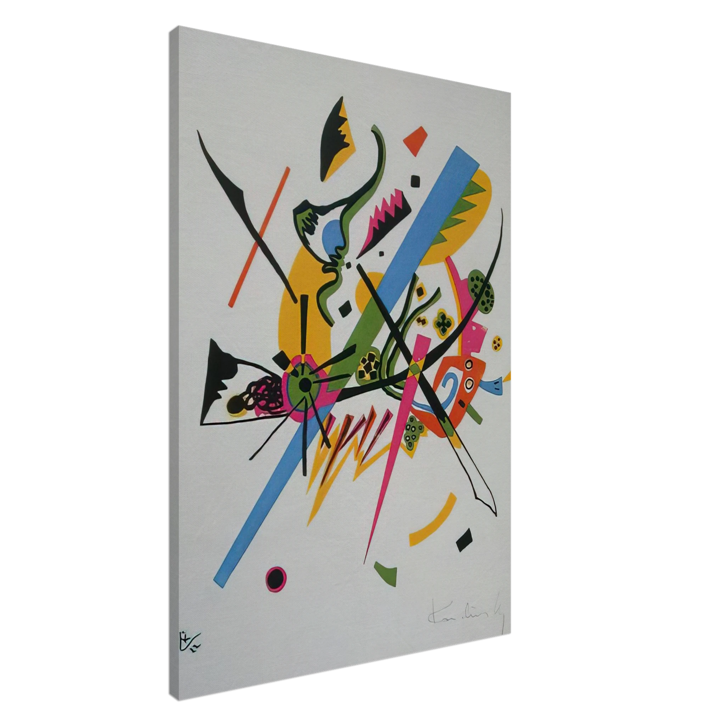 Wassily Kandinsky - SMALL WORLDS 1922 Canvas - 20x30 cm / 8x12 inches-canvas