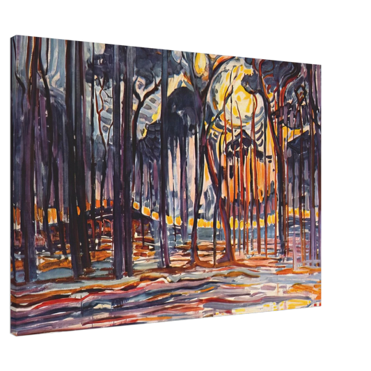 Piet Mondrian - Woods near Oele Canvas - 20x30 cm / 8x12 inches-canvas