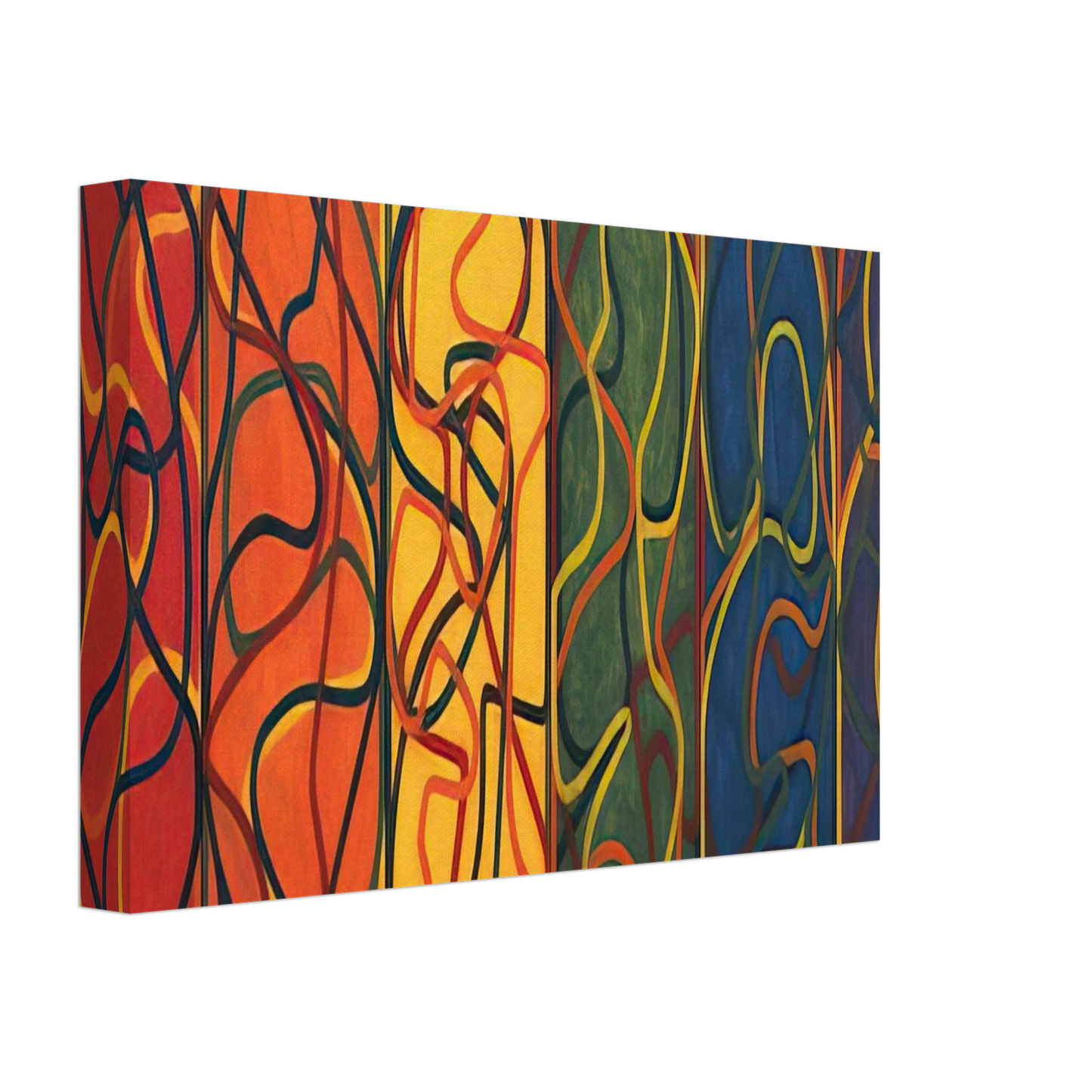 Brice Marden - The Propitious Garden of Plane Image Version One - 2005 Canvas - 70x100 cm / 28x40 inches-canvas