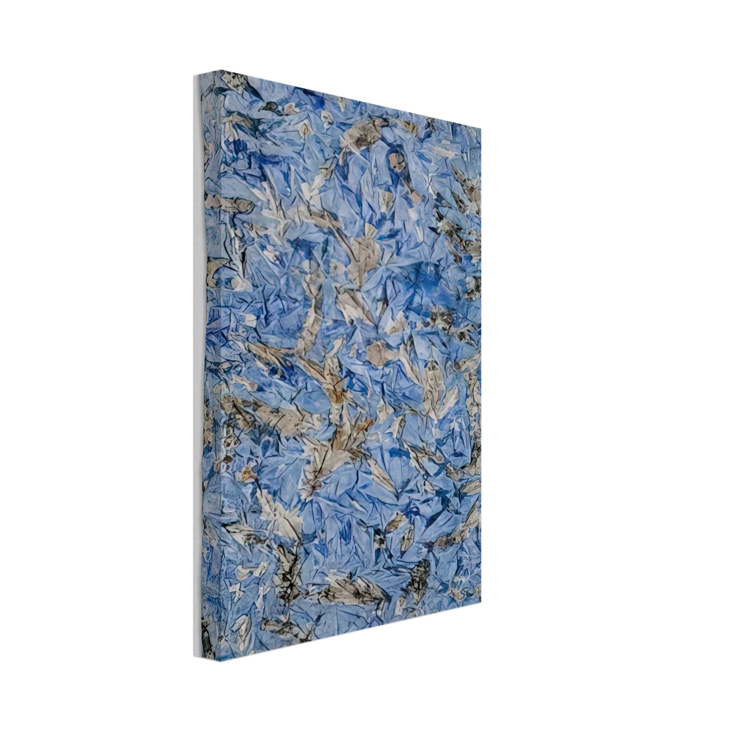 Simon Hantai - Untitled - 1982 Canvas - 40x60 cm / 16x24 inches-canvas