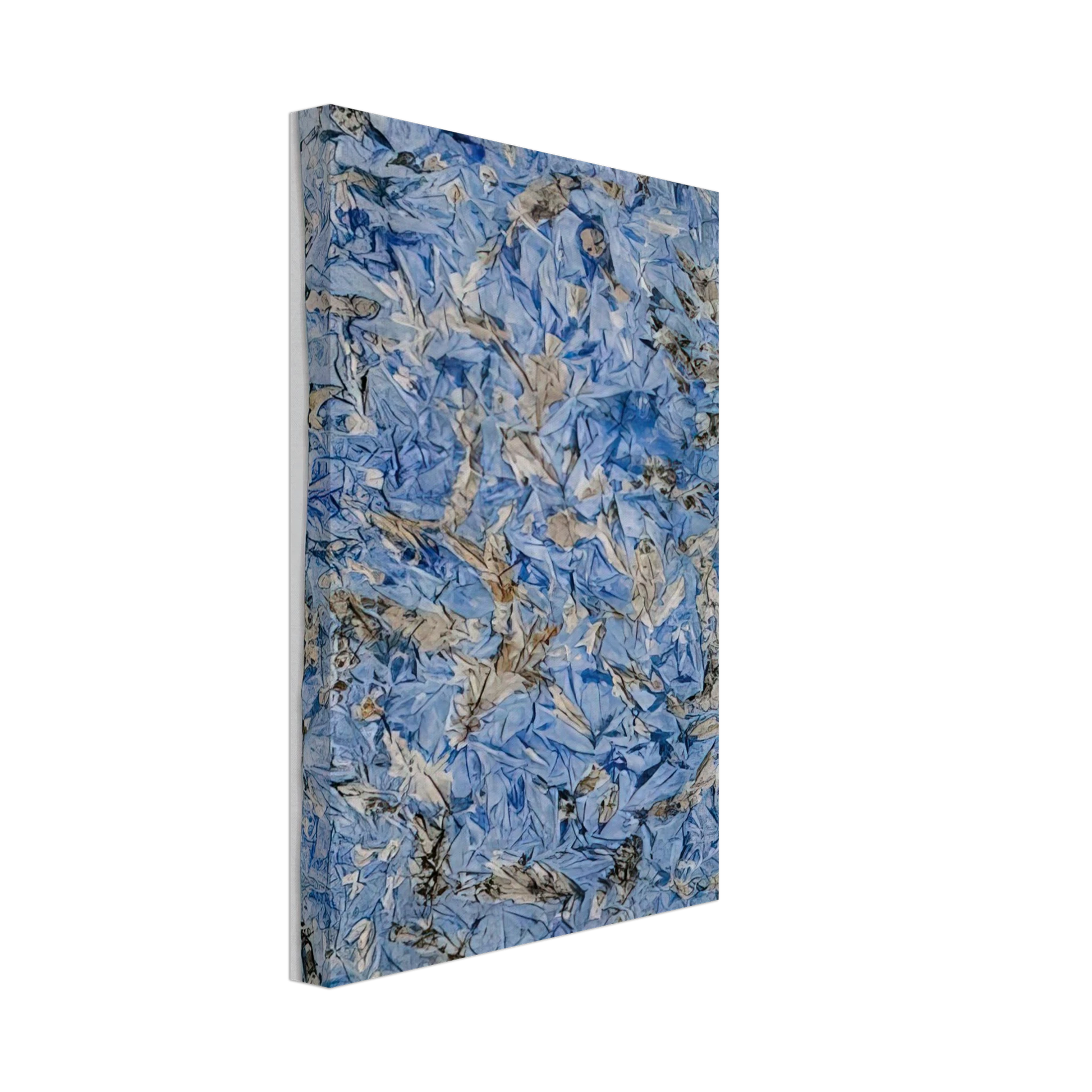 Simon Hantai - Untitled - 1982 Canvas - 40x60 cm / 16x24 inches-canvas