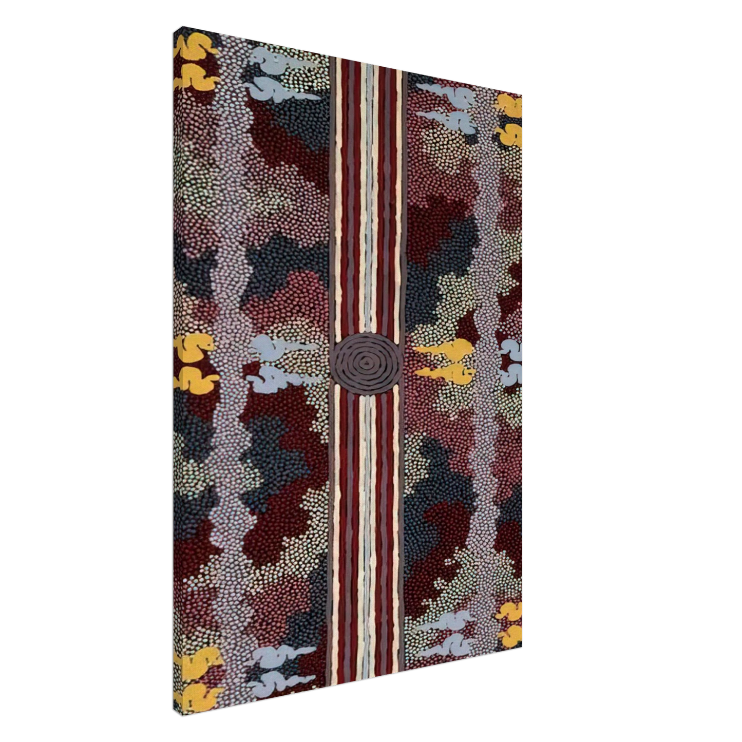 Clifford Possum Tjapaltjarri - Corkwood Dreaming - 1996 Canvas - 20x30 cm / 8x12 inches-canvas