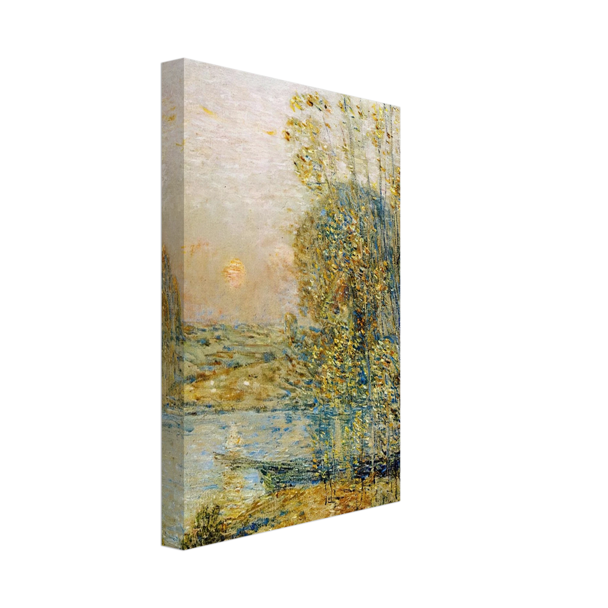 Childe Hassam - Late Afternoon aka Sunset Canvas - 70x100 cm / 28x40 inches-canvas