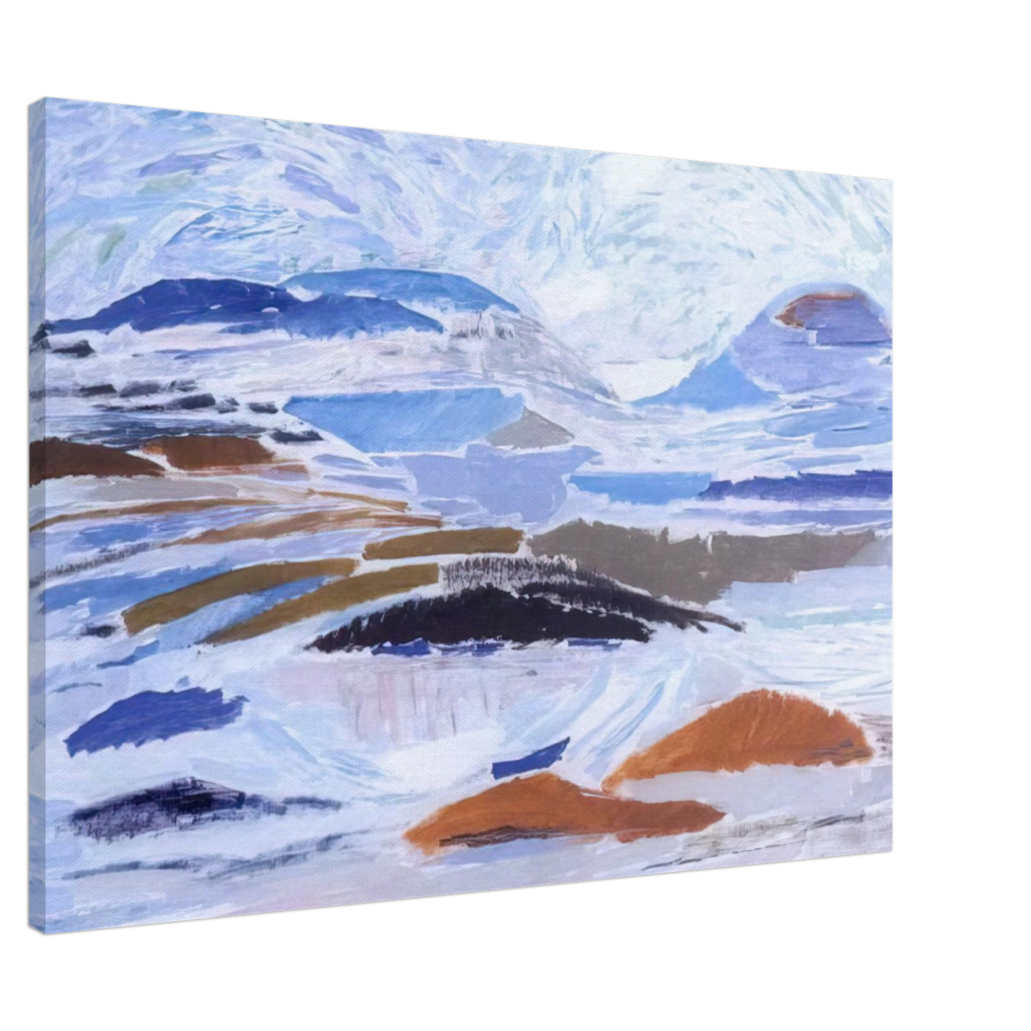 Tove Jansson - Vuoristoa - 1966 Canvas - 20x30 cm / 8x12 inches-canvas