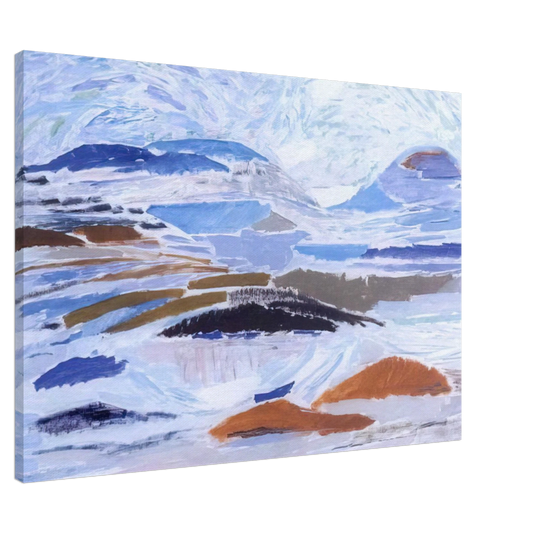 Tove Jansson - Vuoristoa - 1966 Canvas - 20x30 cm / 8x12 inches-canvas