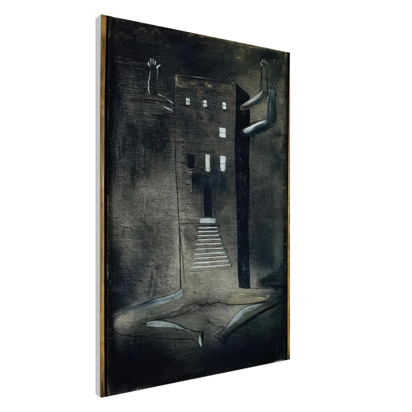 Louise Bourgeois - FEMME MAISON 1947 0 Canvas - 20x30 cm / 8x12 inches-canvas