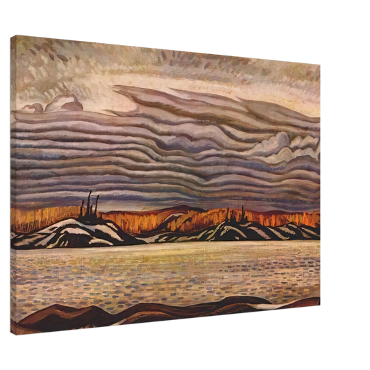 A.Y. Jackson - Algoma in November - 1935 Canvas - 20x30 cm / 8x12 inches-canvas