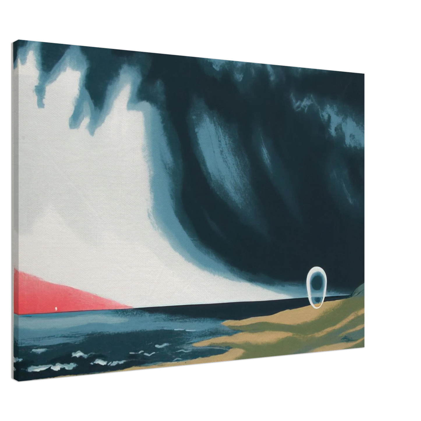 Clarence Holbrook Carter - Eschatos 23 - 1977 Canvas - 20x30 cm / 8x12 inches-canvas