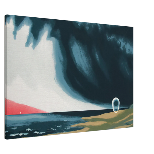 Clarence Holbrook Carter - Eschatos 23 - 1977 Canvas - 20x30 cm / 8x12 inches-canvas