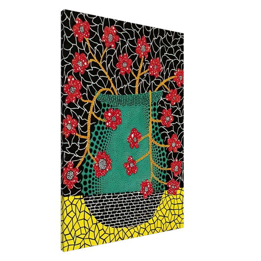 Yayoi Kusama - FLOWERS 1983 Canvas - 20x30 cm / 8x12 inches-canvas