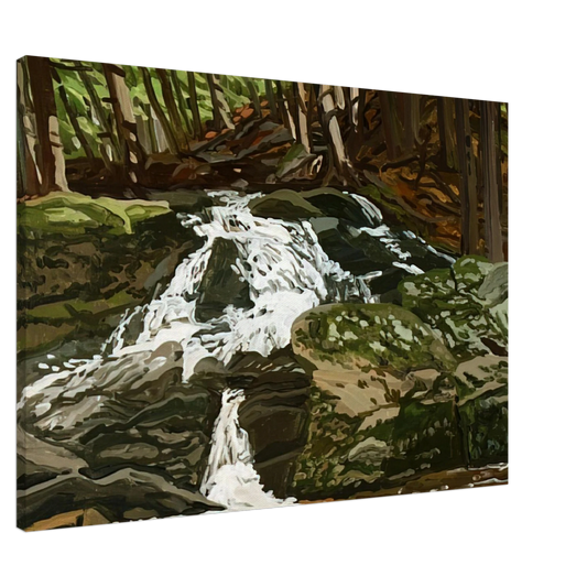 Wall artNeil Welliver - Study for Falls - Jam Brook - 1996 Canvas - 20x30 cm / 8x12 inches-canvas
