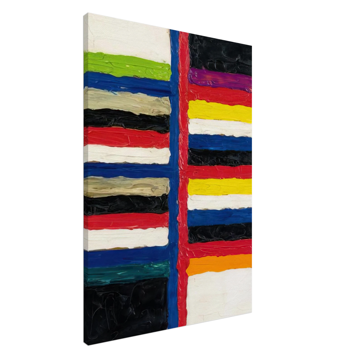 Alfred Jensen - Untitled - 1960 Canvas - 20x30 cm / 8x12 inches-canvas