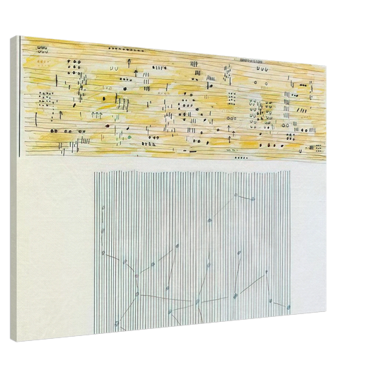 Gene Davis - Islam - 1981 Canvas - 20x30 cm / 8x12 inches-canvas