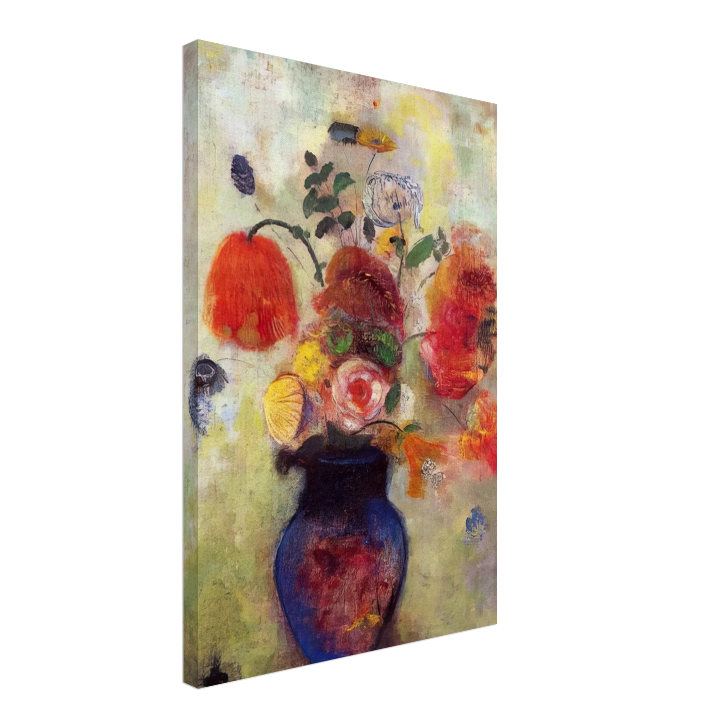 Odilon Redon - BOUQUET OF FLOWERS 3 Canvas - 70x100 cm / 28x40 inches-canvas