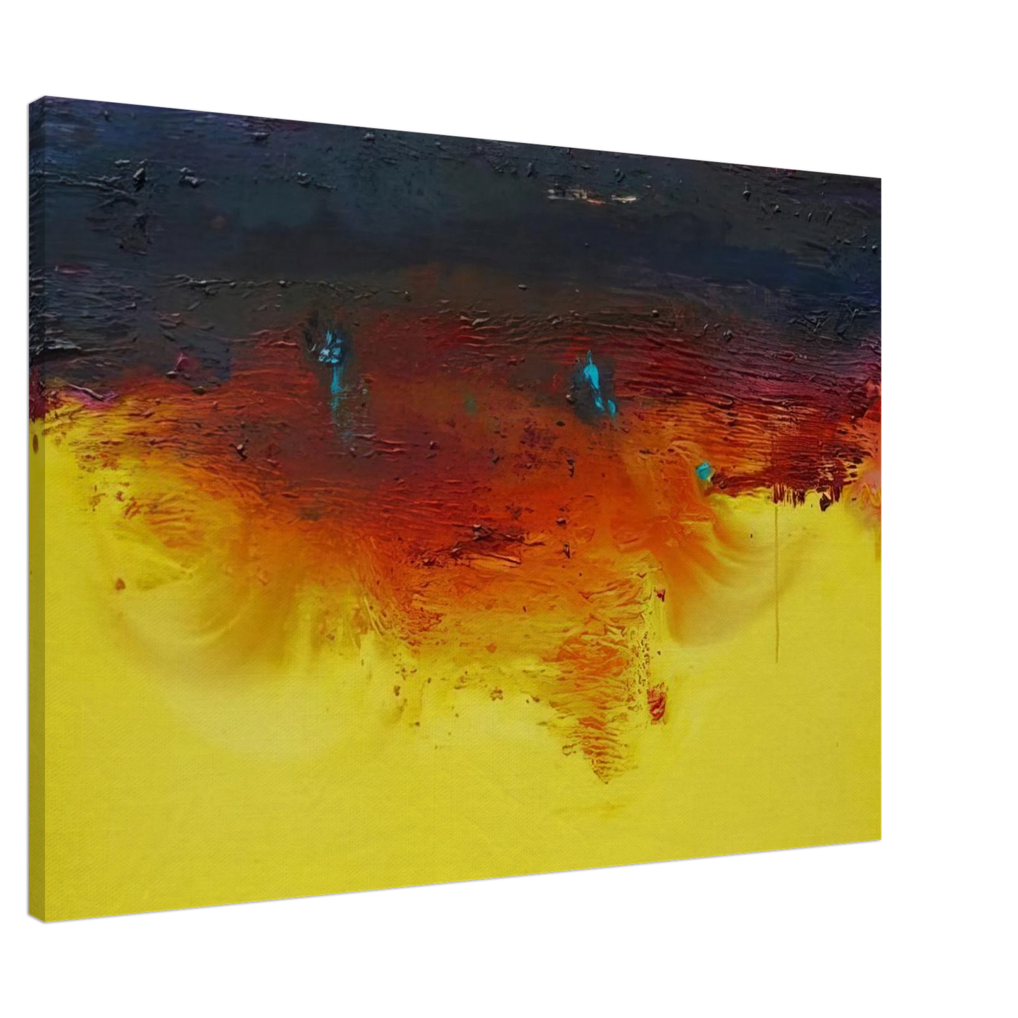 Helen Frankenthaler - Adirondacks - 1992 Canvas - 20x30 cm / 8x12 inches-canvas