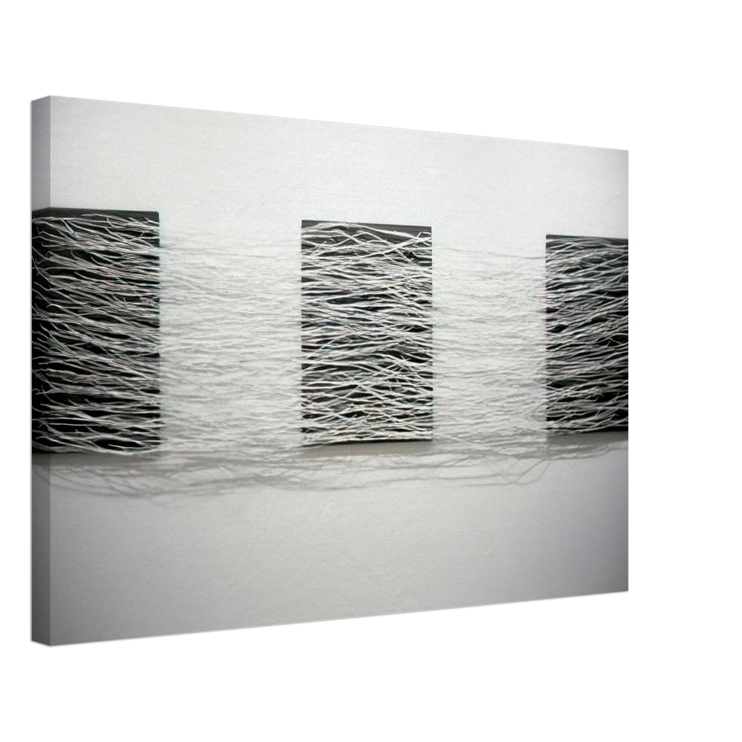 Eva Hesse - METRONOMIC IRREGULARITY II 1966 Canvas - 70x100 cm / 28x40 inches-canvas