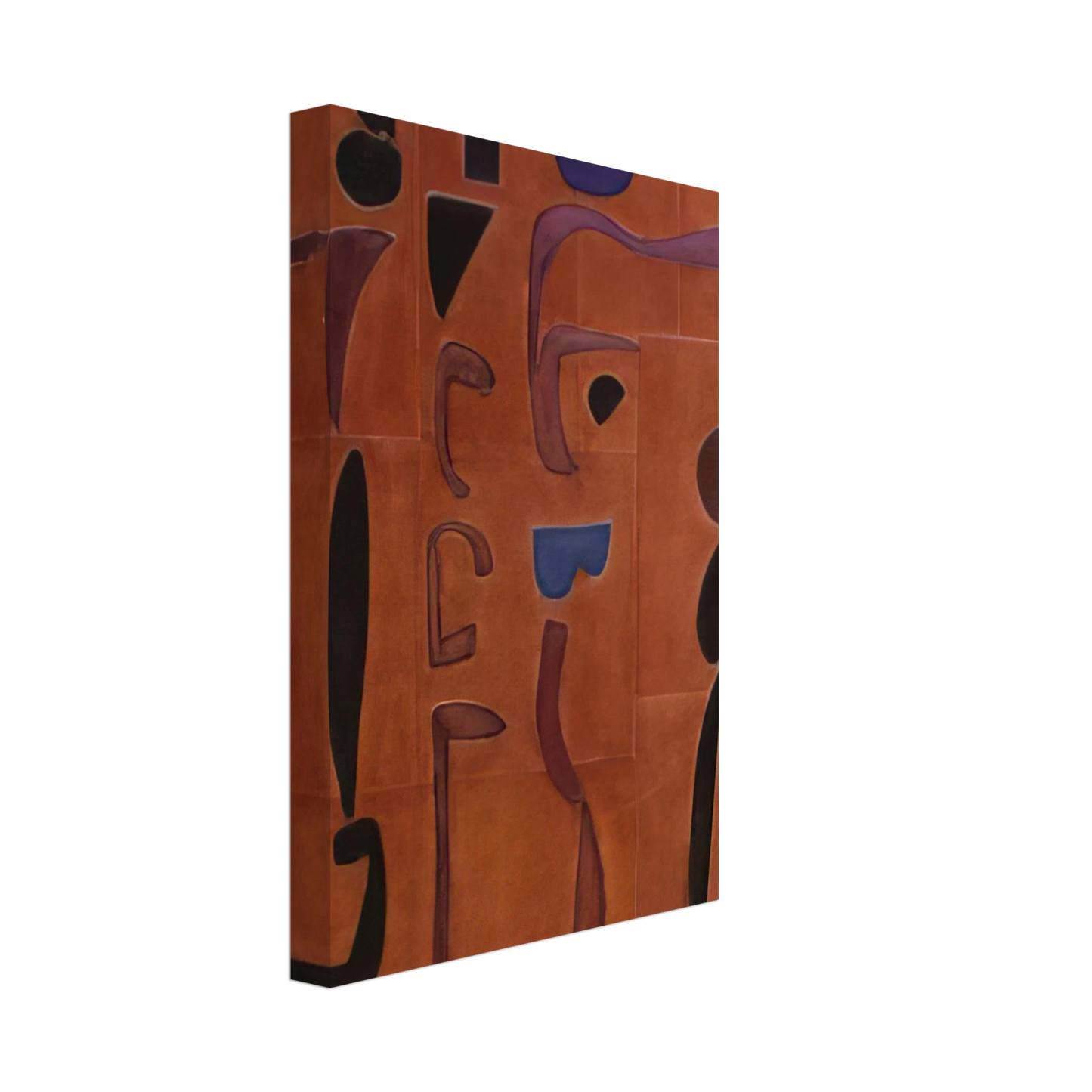 Will Barnet - Terracotta - 2004 United States Canvas - 40x60 cm / 16x24 inches-canvas