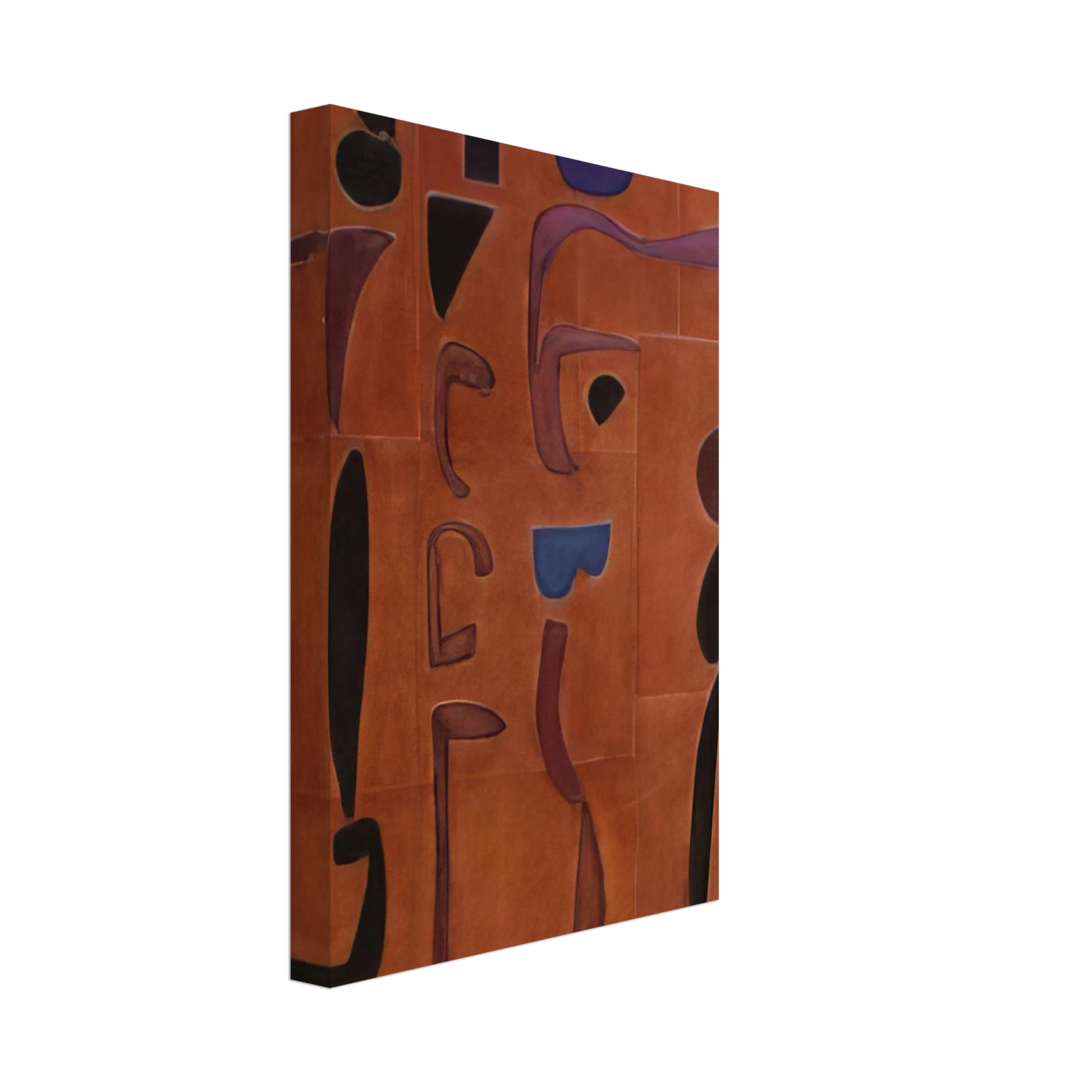 Will Barnet - Terracotta - 2004 United States Canvas - 40x60 cm / 16x24 inches-canvas