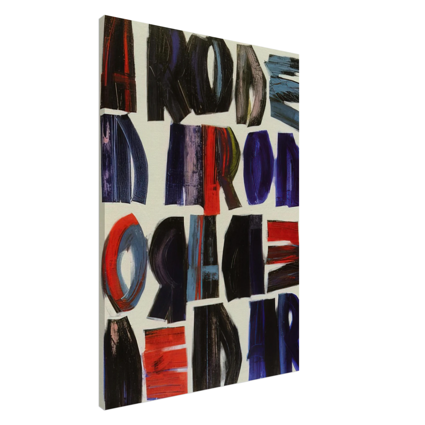 Joao Vieira - Uma rosa e - 1968 Canvas - 20x30 cm / 8x12 inches-canvas