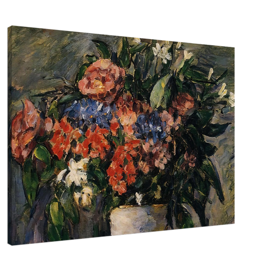 Paul Cezanne - Pot of Flowers Canvas - 20x30 cm / 8x12 inches-canvas