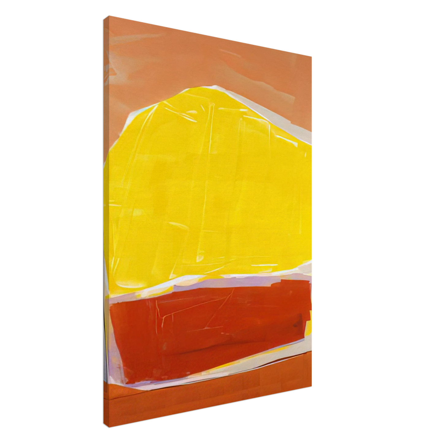 Ronnie Landfield - Loves Power - 1982 Canvas - 20x30 cm / 8x12 inches-canvas