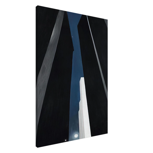 Georgia O'Keeffe - City Night Canvas - 20x30 cm / 8x12 inches-canvas