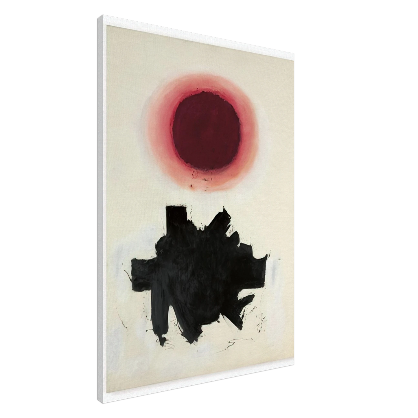 Adolph Gottlieb - Cool Blast - 1960 Canvas - 20x30 cm / 8x12 inches-canvas