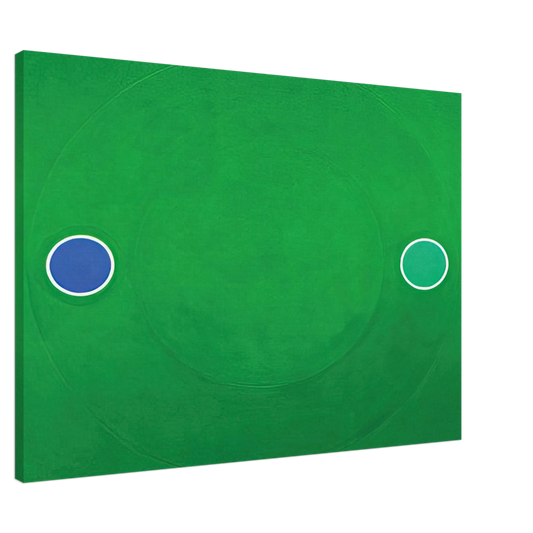 Thomas Downing - Green Melt - 1966 Canvas - 20x30 cm / 8x12 inches-canvas