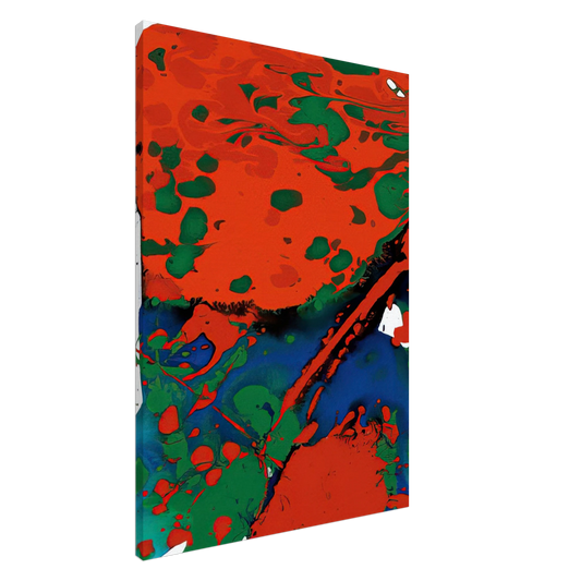 Sam Francis - Untitled  SFP94-137  SFF 1807  Canvas - 20x30 cm / 8x12 inches-canvas