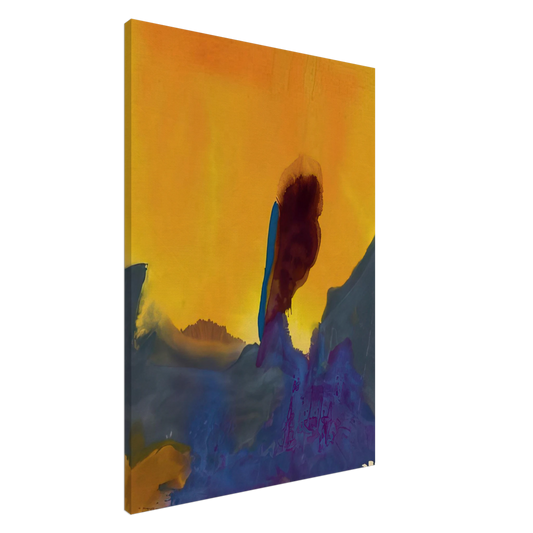 Helen Frankenthaler - Glow II - 1968 Canvas - 20x30 cm / 8x12 inches-canvas