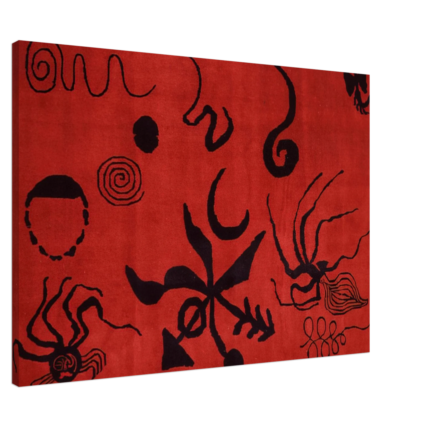 Alexander Calder - ARAIGNEE 1953 Canvas - 20x30 cm / 8x12 inches-canvas