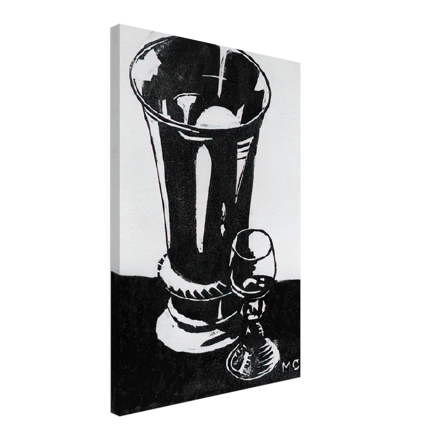MC Escher - STILL LIFE 1917 Canvas - 70x100 cm / 28x40 inches-canvas