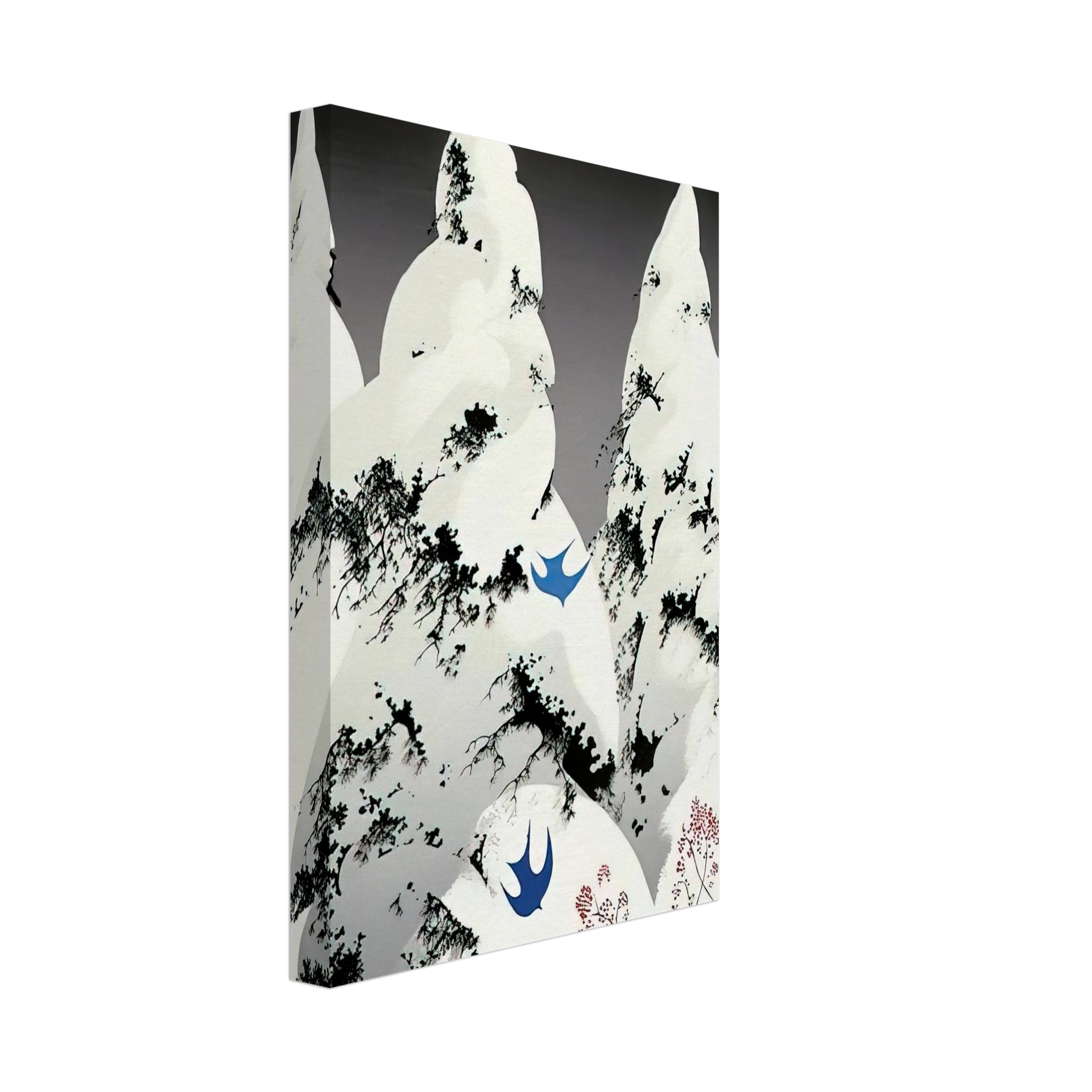 Eyvind Earle - Winter Pine Canvas - 70x100 cm / 28x40 inches-canvas