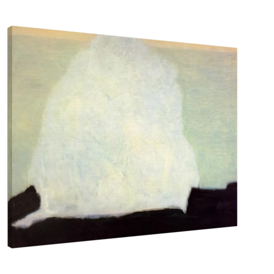 Milton Avery - White Wave - 1954 Canvas - 20x30 cm / 8x12 inches-canvas