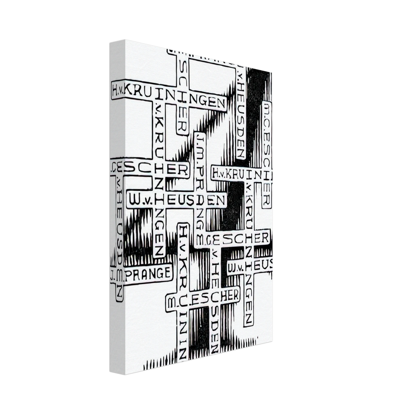 MC Escher - ESCHER (29) Canvas - 70x100 cm / 28x40 inches-canvas