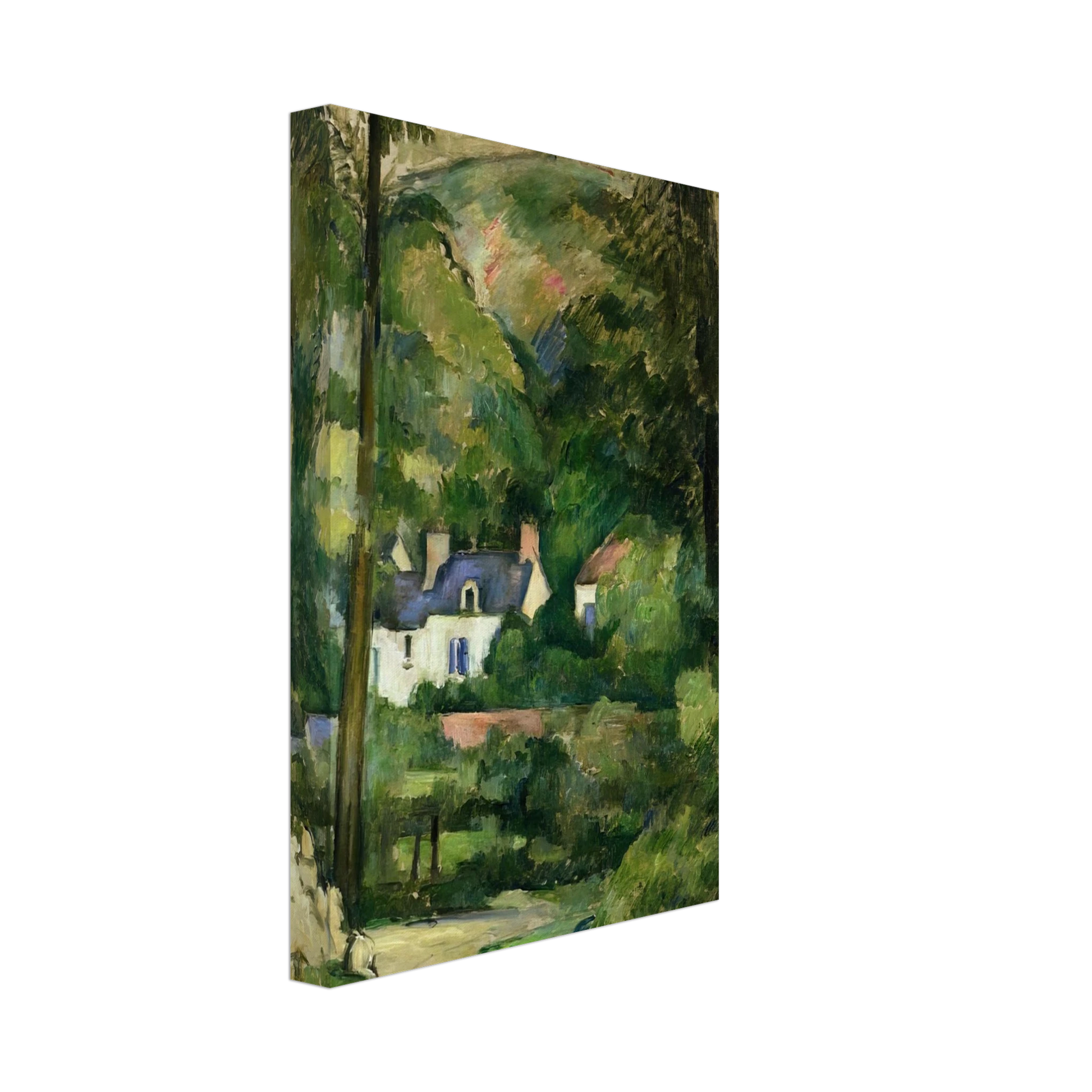 Paul Cezanne - Houses in the Greenery Canvas - 70x100 cm / 28x40 inches-canvas