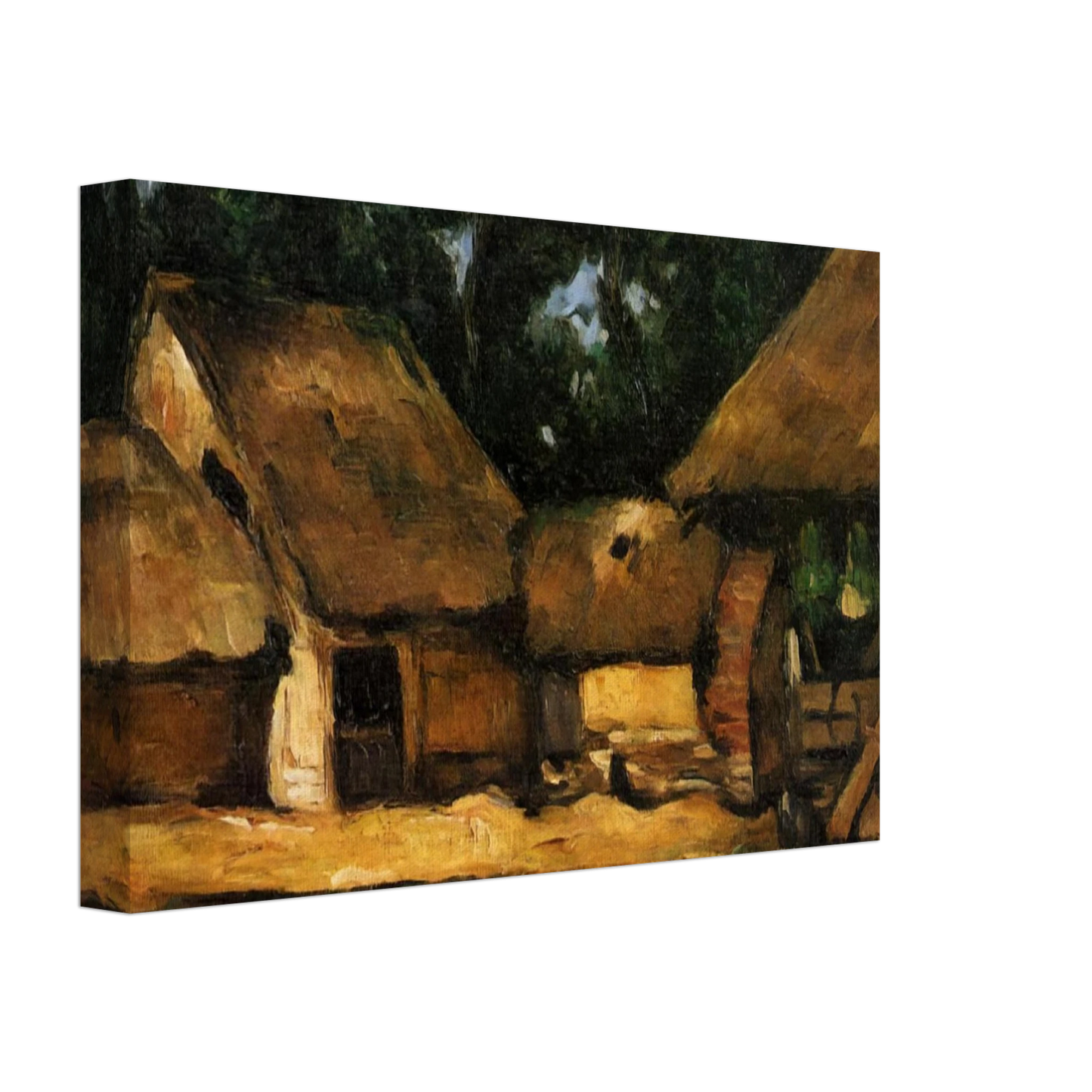 Paul Cezanne - The Oilmill Canvas - 70x100 cm / 28x40 inches-canvas