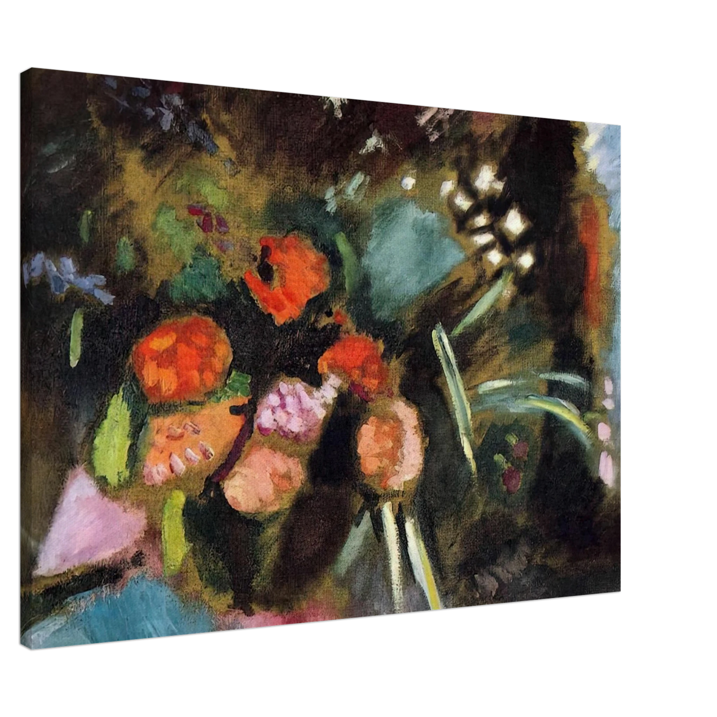 Henri Matisse - FLOWERS 1906 Canvas - 20x30 cm / 8x12 inches-canvas